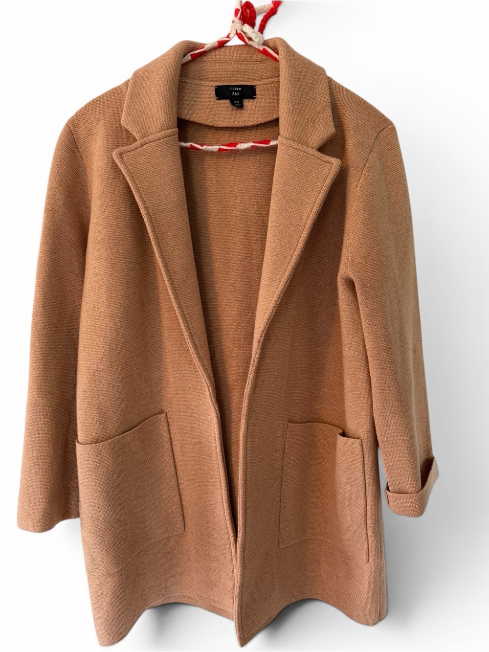J. Crew Sophie Open front Sweater Blazer in camel size XS - Picture 3 of 8